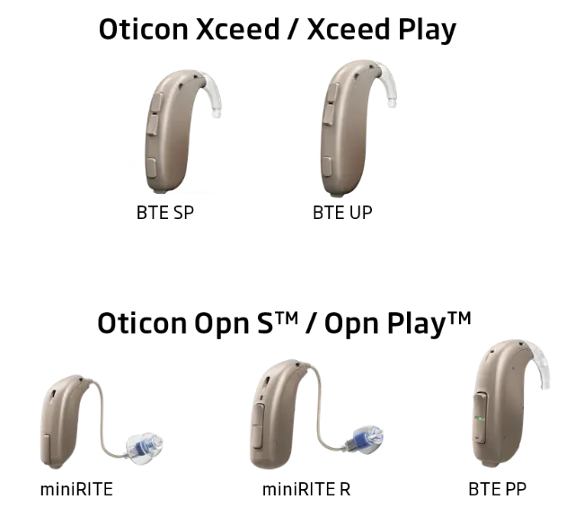 Modelos Oticon Cros